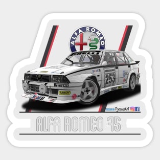 Alfa Romeo 75 Classico 253 Sticker